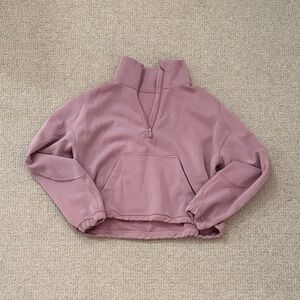 Lululemon Athletica Dusty Rose Half-Zip Hoodie